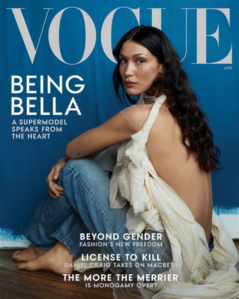 Bella Hadid US Vogue April 2022 - theFashionSpot