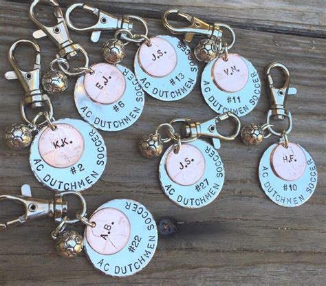 Soccer Gift Sport Team Gift High School Sports Keychain - Etsy