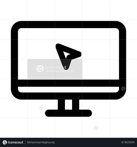 Monitor Screen Animated Icon download in JSON, LOTTIE or MP4 format