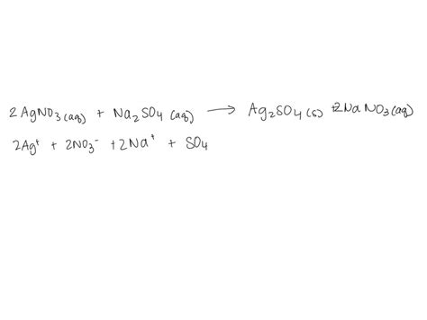 SOLVED: Write the ionic equation and the net ionic equation for: AgNO3 ...