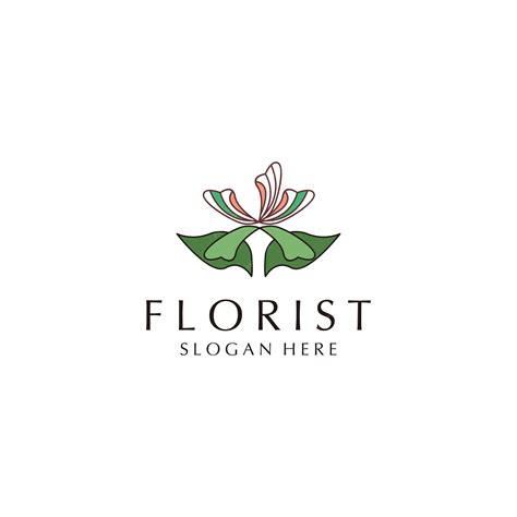 Premium Vector | Florist logo icon vector image