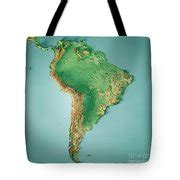 South America Continent Topographic Map 3D Render Color Digital Art by Frank Ramspott - Fine Art ...