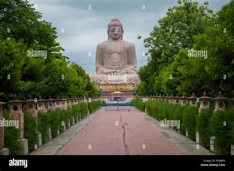 Giant Buddha statue of Bodh Gaya, India Stock Photo - Alamy