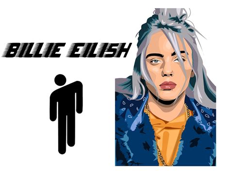 Billie Eilish SVG and PNG / Billie Eilish Art | Etsy