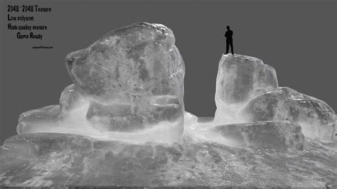 Ice Rock - 3D Model by icekazim