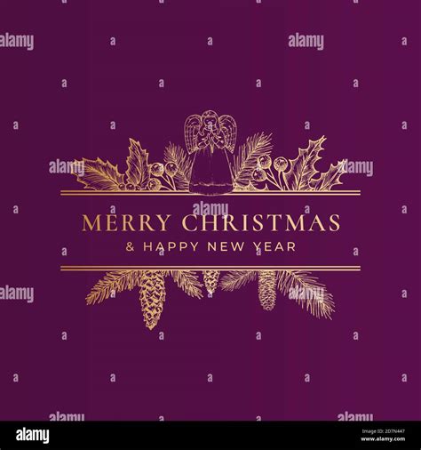 Conifers frame Stock Vector Images - Alamy