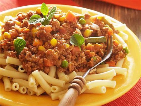 Easy Mince and Vegetable Pasta | whatsfordinner