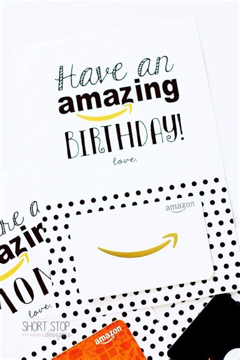 Amazon Gift Card Printables