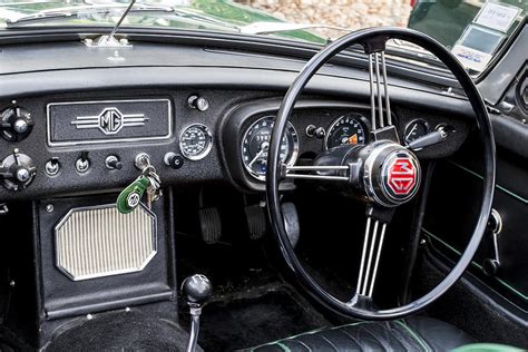 1967 MGB Roadster Interior Photograph by Georgia Fowler - Pixels