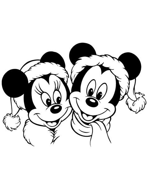 Mickey Mouse Christmas Coloring Pages - Best Coloring Pages For Kids