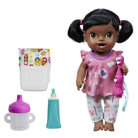 Amazon.com: Baby Alive Brushy Brushy Baby Doll - African American: Toys & Games