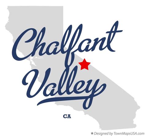 Map of Chalfant Valley, CA, California