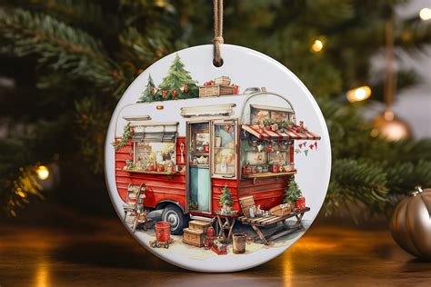 Christmas Trailer Full Ornament Graphic by R.Ray Design · Creative Fabrica