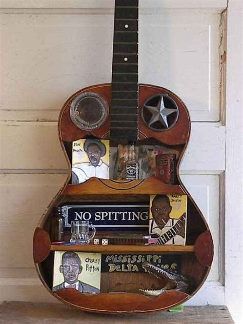 DELTA BLUES SHADOW BOX GUITAR ART - DALTON ART