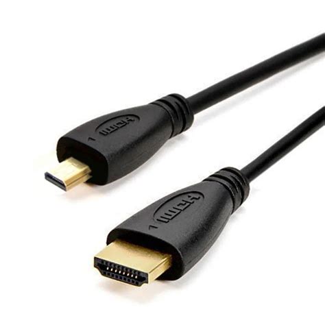 1.5M HDMI Converter Cable High Speed Type A to Type D Micro HDMI Cable Lead with Ethernet M/M on ...