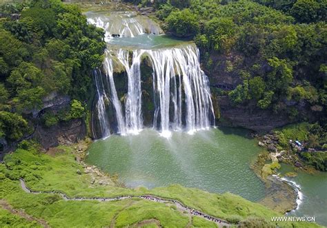 Aerial view of Huangguoshu Waterfall(4/4)