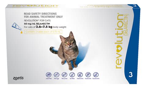 Revolution for Cats 2.6-7.5 kgs (5-15 lbs) - Blue - 3 Pack - Petsofoz.net - Online Pet Supplies ...