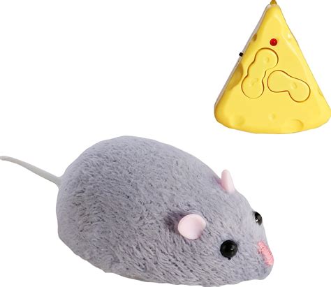 Amazon.com: Mini RC Fake Mouse Prank Toy with Cheese Controller ...