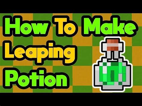 How to make a Potion of Leaping in Minecraft