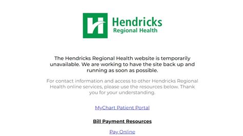 Hendricks Regional Health site down after cyberattack | wthr.com