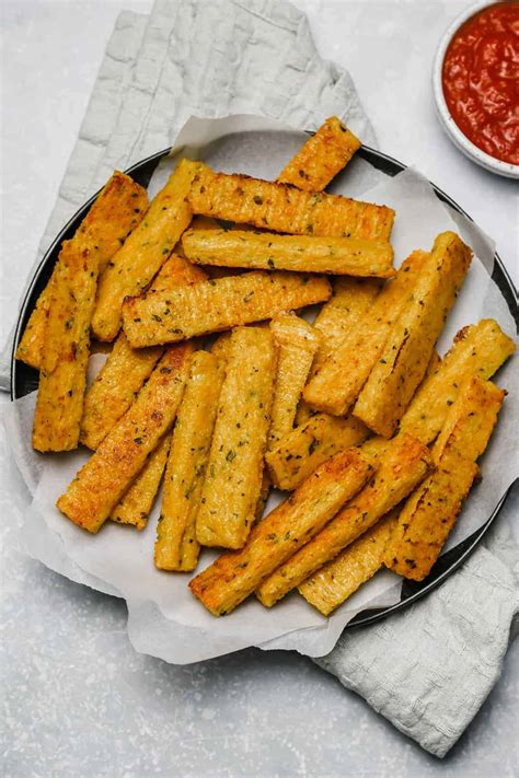 Crispy Parmesan Crispy Baked Parmesan Polenta Fries - Well Seasoned Studio