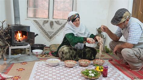 My daily village life | Cooking a traditional Iranian food in Village life | village lifestyle ...