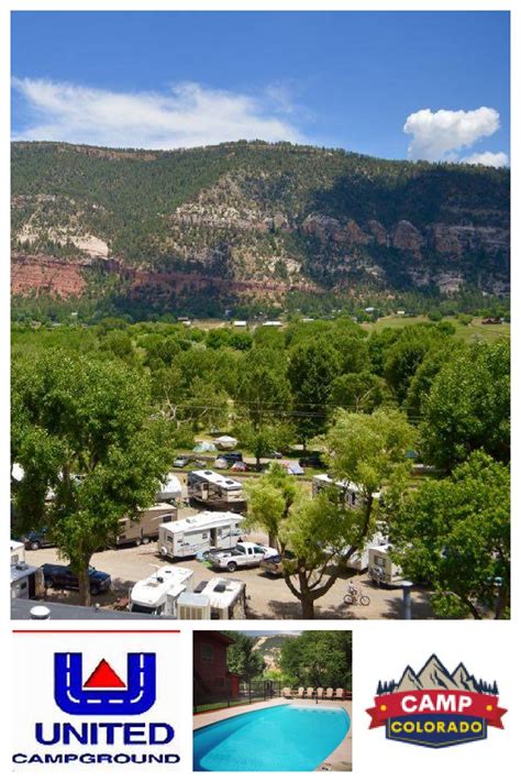 Camping at SW Colorado's United Campground of Durango by river ...