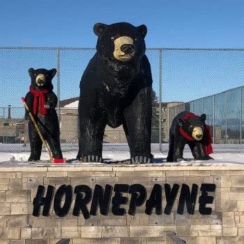 Three Bears Statues - Hornepayne | Ontario - 1000 Towns of Canada