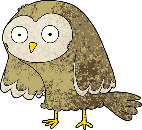 cartoon owl character 12668689 Vector Art at Vecteezy