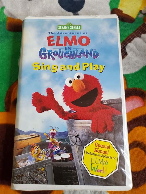 Sesame Street - The Adventures of Elmo in Grouchland: Sing and Play (VHS, 1999) 74645161730 | eBay