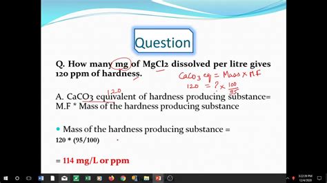 Calculation of Water Hardness | Numerical and practice problem | Part1 - YouTube