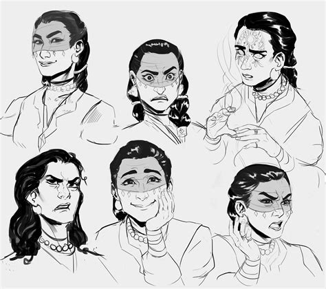 50% of Aznae’s expressions are just different forms of disgust | Drawing expressions, Face ...