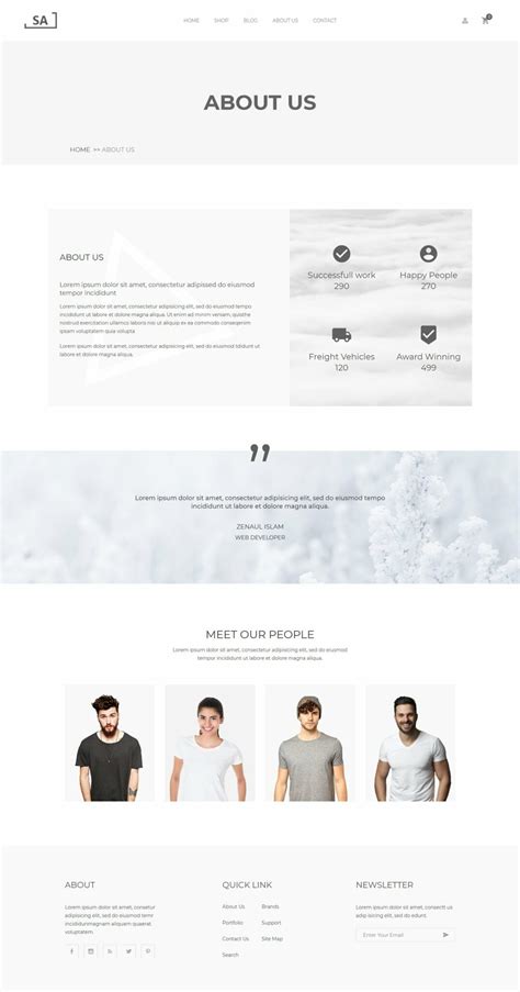 Minimalist Shopify Theme – Sa – MasterBundles