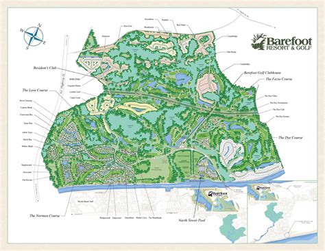 Barefoot Resort Map