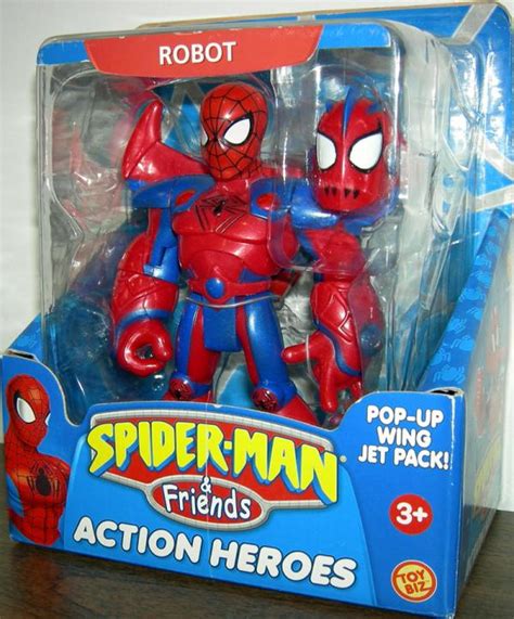 Robot Spider-Man and Friends Action Figure Toy Biz