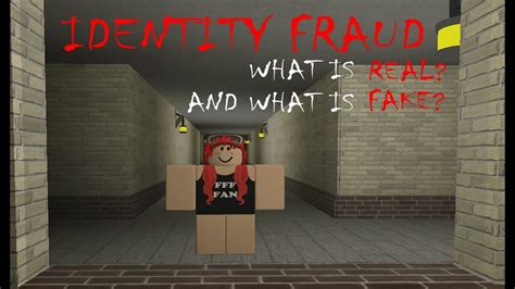 Roblox Identity Fraud Scary Moments Youtube