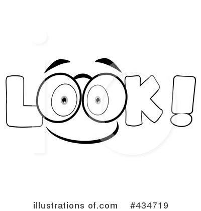 Look Clipart #434720 - Illustration by Hit Toon