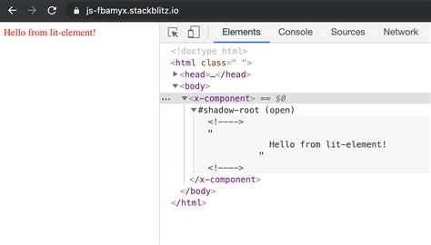 Using Import Maps and Lit Element Web Components