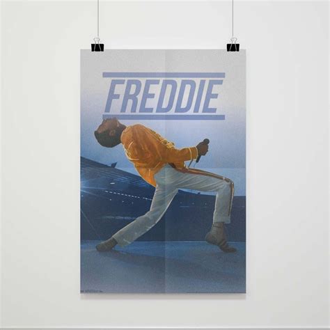 Queen Freddie Mercury Live At Wembley Poster