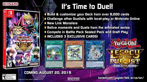 Yu-Gi-Oh! Legacy of the Duelist: Link Evolution boxart, pre-orders open