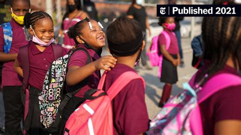 New York City Schools Reopen For 1st Time in 18 Months - The New York Times