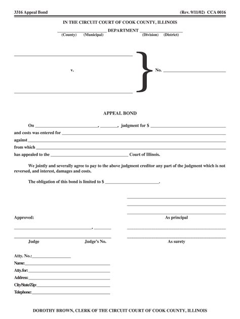 Bond Certificates Circuit Court of Cook County Form - Fill Out and Sign Printable PDF Template ...