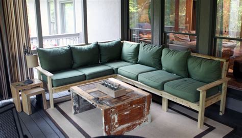 17 DIY Outdoor Sectional Couch and Sofa Plans You May Like To DIY ...