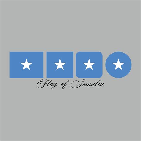 flag of somalia nation design artwork 21854217 Vector Art at Vecteezy