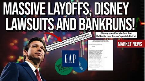 Massive Layoffs, Disney Lawsuits and Bankruns Coming! | News Update ...