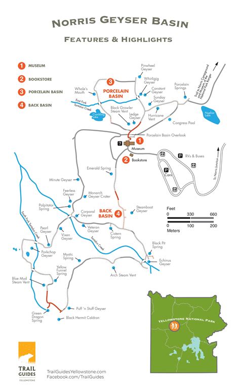 Norris Geyser Basin trail map | Yellowstone trip, Yellowstone vacation planning, Yellowstone map