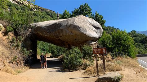 Tunnel Rock And Hospital Rock At Sequoia National Park