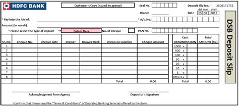 3+ Bank Deposit Slip Template Excel, Word and PDF | Invoice template, Words, Word template