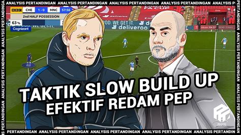 Tuchel vs Guardiola | Taktik Slow Build Up Chelsea | FA Cup Semifinal ...