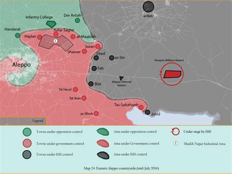 MAP 24 East Aleppo + Kwayres airport - The Aleppo Project